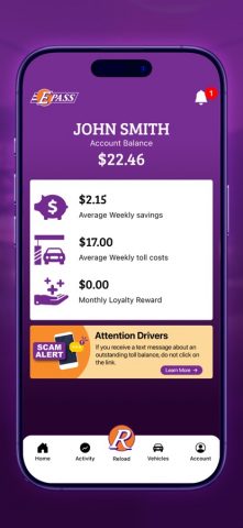 E-PASS Toll App для iOS — скриншот 2