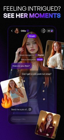 EVA AI Girlfriend & Character для Android — скриншот 3