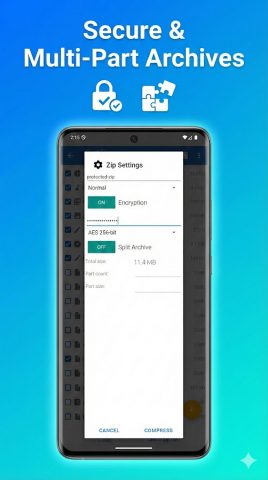 Easy UnRAR ZIP, 7Z, TAR, GZ для Android — скриншот 3