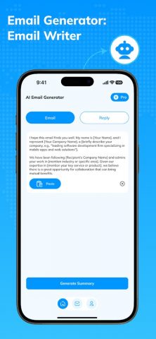 Email Generator: Email Writer для Android — скриншот 1