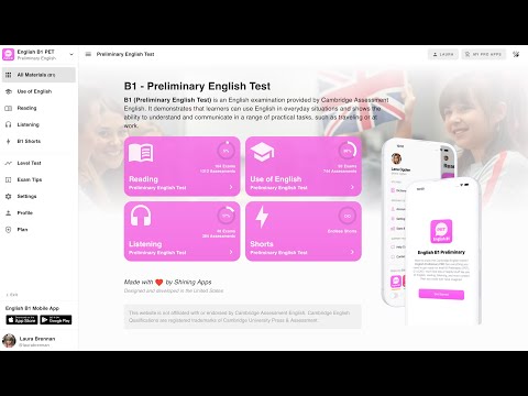 English B1 Preliminary (PET) для Android — официальный трейлер