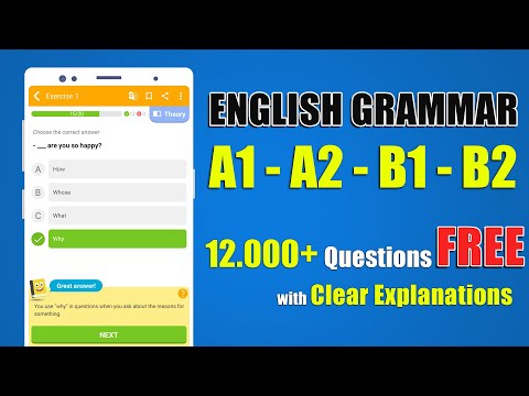 English Grammar Exercises Test для Android — официальный трейлер