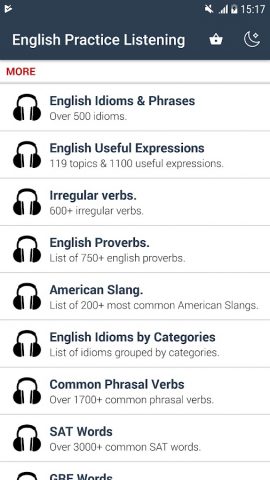 English Listening Practice для Android — скриншот 2