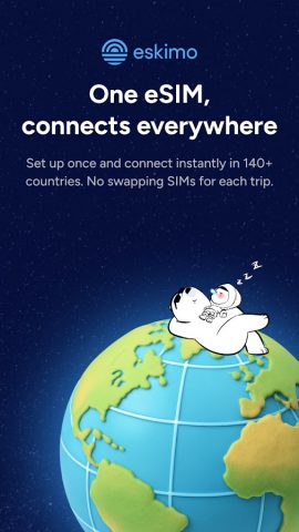 Eskimo: eSIM Travel Internet для Android — скриншот 3