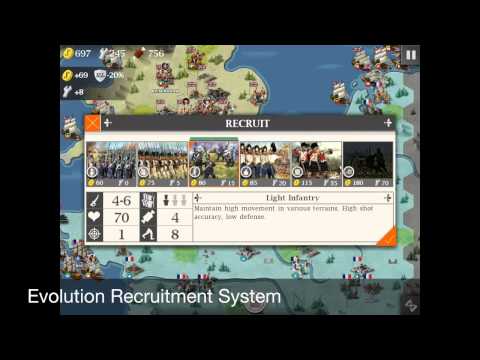 European War 4 : Napoleon для Android — официальный трейлер