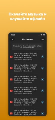 Evermusic: оффлайн аудио плеер для iOS — скриншот 2
