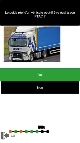 Examen Permis C CE Poids Lourd для Android — скриншот 2