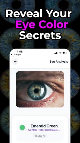 Eye Color Identifier: MyEye для Android — скриншот 1