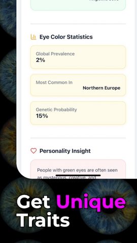 Eye Color Identifier: MyEye для Android — скриншот 2