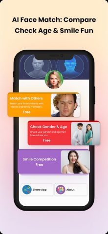 Face Similarity Smile Contest для Android — скриншот 1