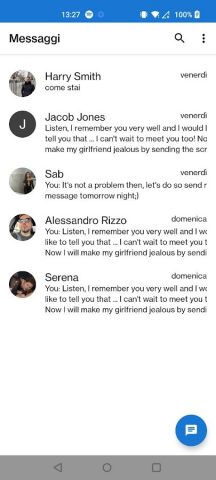 Fake Text Message 2026 для Android — скриншот 1