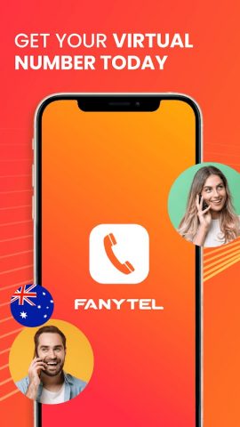 Fanytel — Virtual Phone Number для Android — скриншот 1