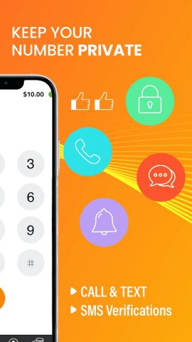 Fanytel — Virtual Phone Number для Android — скриншот 3