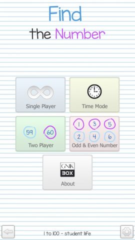 Find the Number — 1 to 100 для Android — скриншот 1