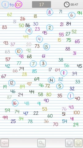 Find the Number — 1 to 100 для Android — скриншот 4