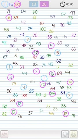 Find the Number — 1 to 100 для Android — скриншот 5