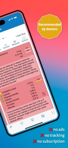 Food Intolerances для iOS — скриншот 2
