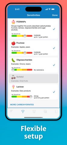 Food Intolerances для iOS — скриншот 4