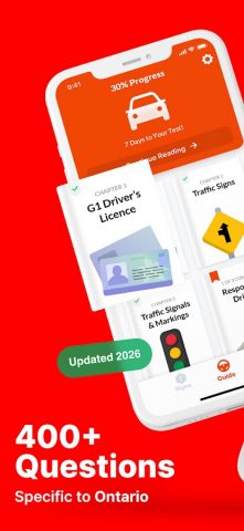 G1 Practice Test Ontario 2026 для Android — скриншот 1