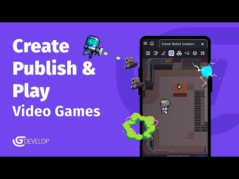 GDevelop — Create & Play Games — официальный трейлер