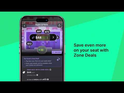 Gametime — Last Minute Tickets для Android — официальный трейлер