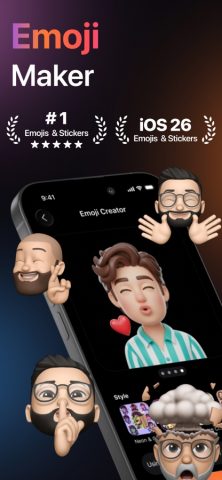 GetMoji: AI Emoji Generator для iOS — скриншот 1