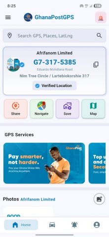 GhanaPostGPS для Android — скриншот 2