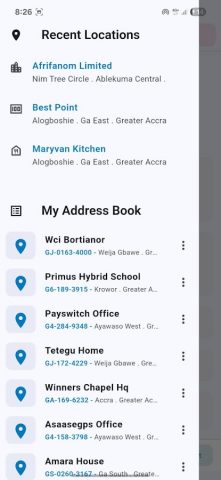GhanaPostGPS для Android — скриншот 5