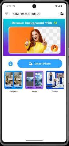 GiMP IMAGE EDITOR для Android — скриншот 1