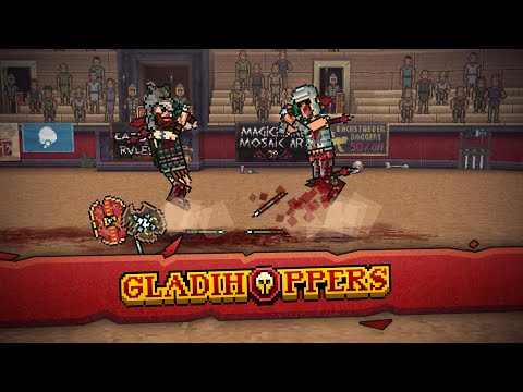 Gladihoppers — Gladiator Fight для Android — официальный трейлер
