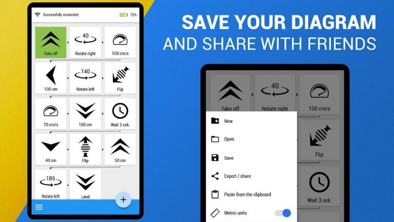 Go TELLO — program your drone для Android — скриншот 3