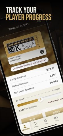 Golden Nugget 24K Select Club для iOS — скриншот 3