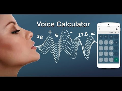 Голосовой калькулятор для Android — официальный трейлер