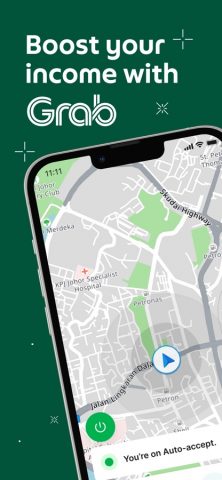 Grab Driver: App for Partners для iOS — скриншот 1