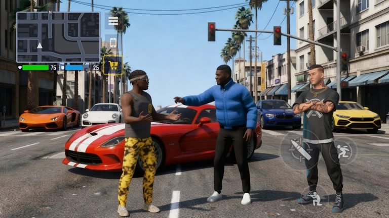 Grand Hustle РП: гонки онлайн для Android — скриншот 1