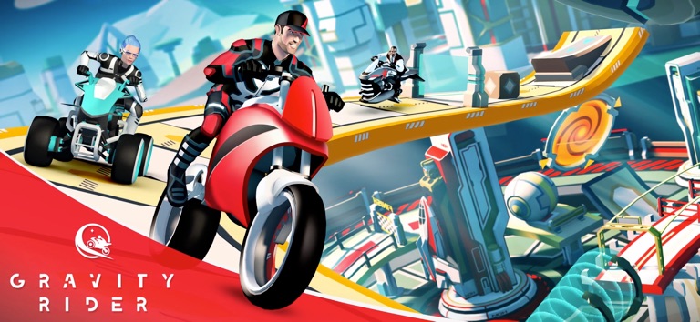 Gravity Rider мотокросс-байкер для iOS — официальный трейлер