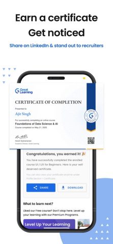 Great Learning: Online Courses для iOS — скриншот 5