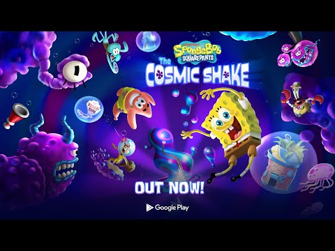 Губка Боб : The Cosmic Shake для Android — официальный трейлер
