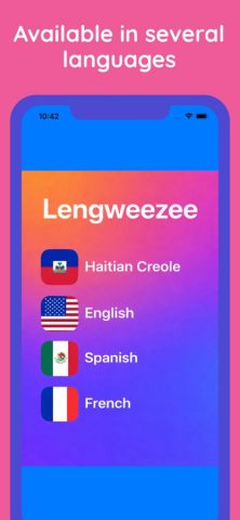 Haitian Creole with Lengweezee для iOS — скриншот 1