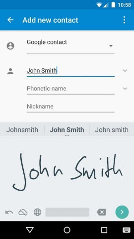 Handwriting Input для Android — скриншот 1