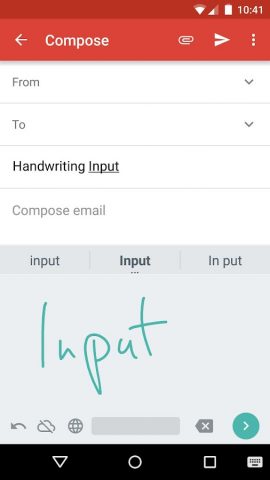 Handwriting Input для Android — скриншот 2