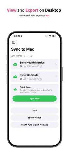 Health Auto Export — JSON+CSV для iOS — скриншот 4