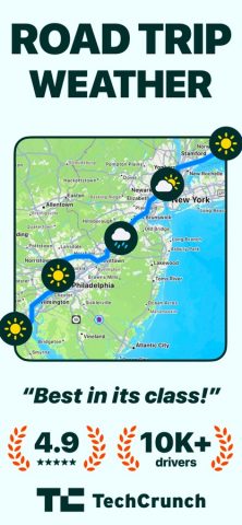 Highway Weather for RVers для iOS — скриншот 1