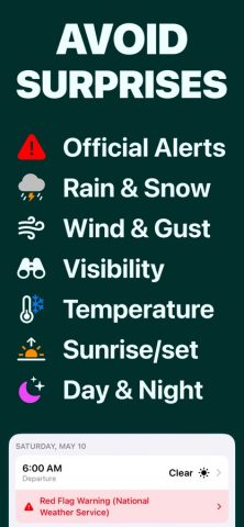 Highway Weather for RVers для iOS — скриншот 2