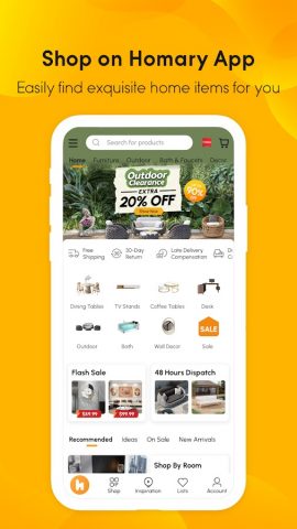 Homary для Android — скриншот 1