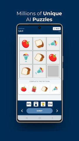 IQ Тест: Матрицы Рэвена для Android — скриншот 2