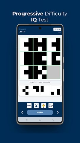 IQ Тест: Матрицы Рэвена для Android — скриншот 4