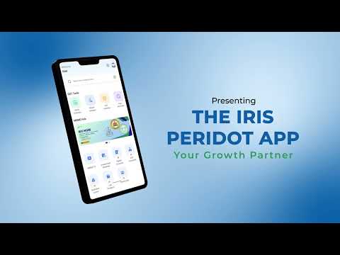 IRIS Peridot GST & MSME App для Android — официальный трейлер