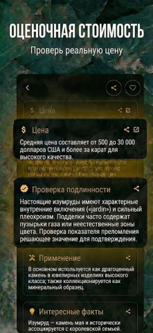 Идентификатор камней для Android — скриншот 3