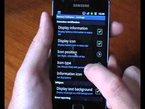 Индикатор Заряда Батареи для Android — официальный трейлер